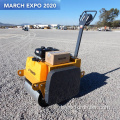 Walk behind double drum vibrator roller soil compactor vibratory roller FYL-S600C